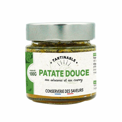Tartinable Patate Douce sésame curry - 100g