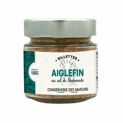 Rillettes d'Aiglefin au sel de Guérande - 100g