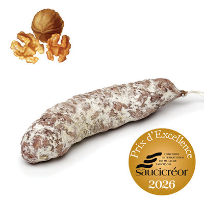 Saucisson sec aux noix