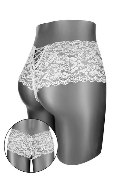 Boxer dentelle blanche Julia