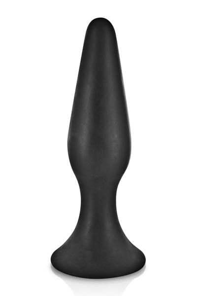 Plug anal noir silicone 15cm