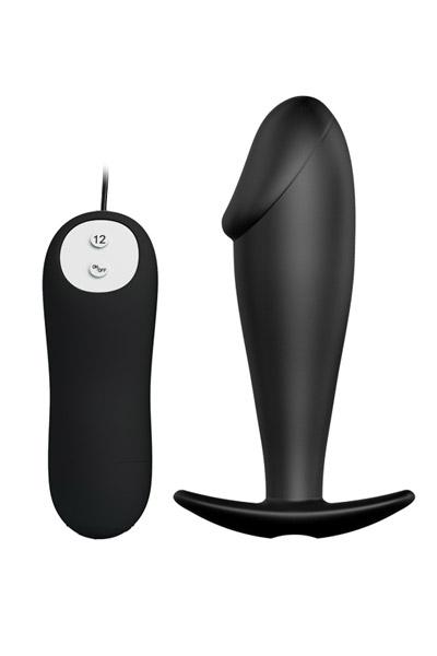 Plug anal penis vibrant silicone