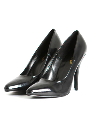 Chaussure-noire-brillante-talon-10cm-4001-par-deux