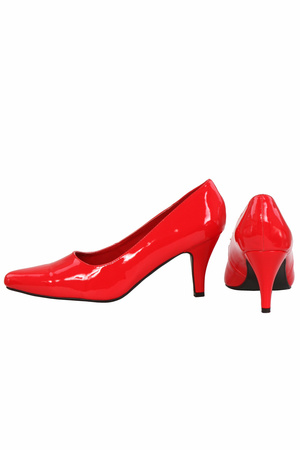 chaussure-rouge-vernie-talon-court-verso