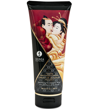 Crème de massage fraise SHUNGA 200 ML