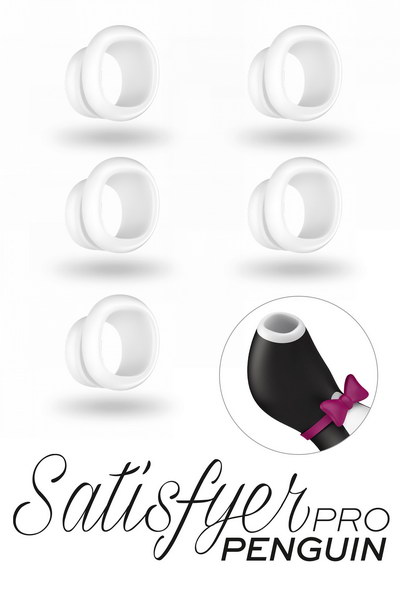 5 embouts silicone Satisfyer Pro Penguin Next Generation