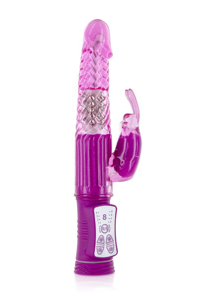 Vibromasseur rabbit rose USB 2 moteurs Glamy