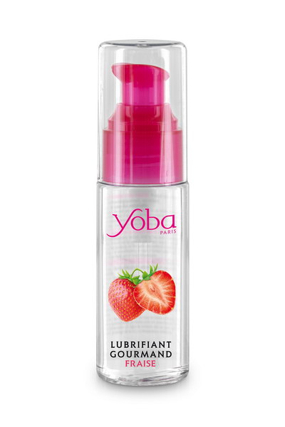 Flacon de lubrifiant lechable fraise 50ml Yoba