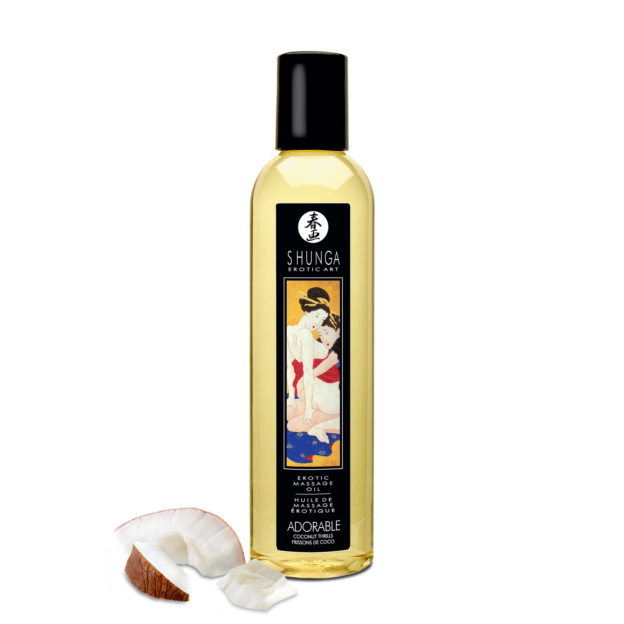 Huile de massage Adorable Frissons de Coco shunga