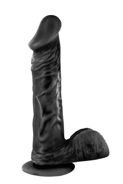 Gode réaliste noir 21cm Jayson Real Body-1