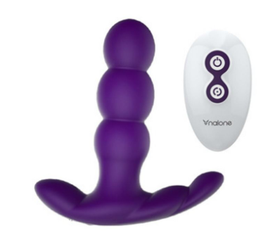 Stimulateur anal télécommandé tète rotative NALONE