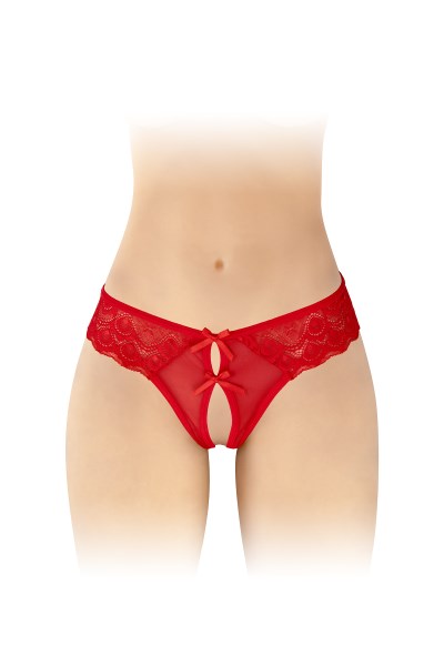 String rouge ouvert Alicia