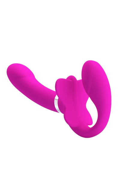 gode sans ceinture DUAL MOTOR VALERIE-2