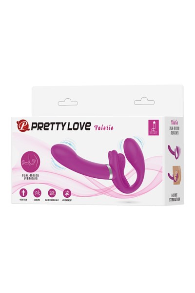 gode sans ceinture DUAL MOTOR VALERIE-3