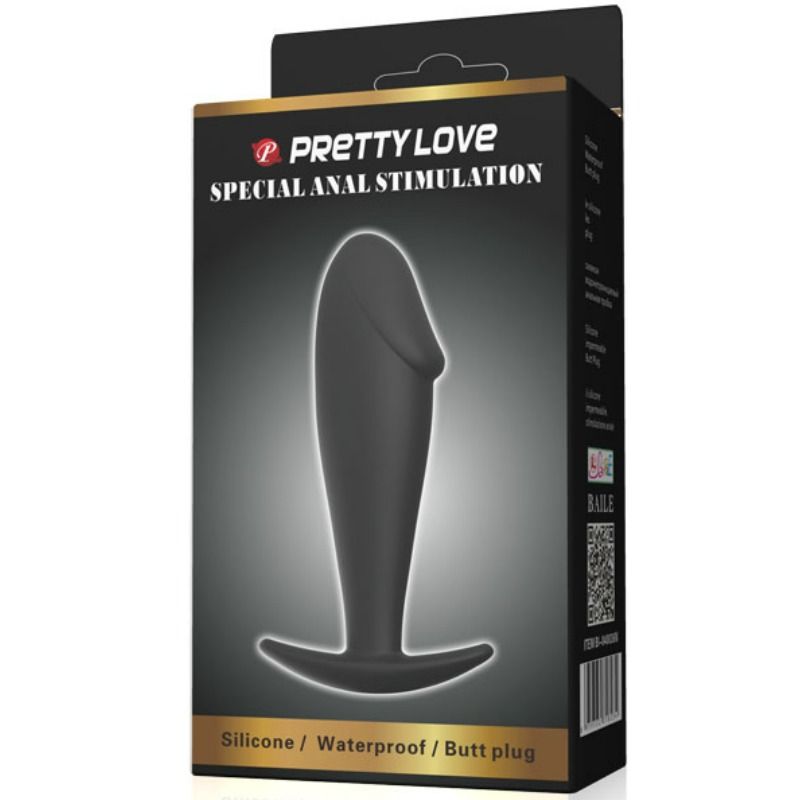 PLUG ANAL SILICONE PENIS DESIGN PRETTY LOVE