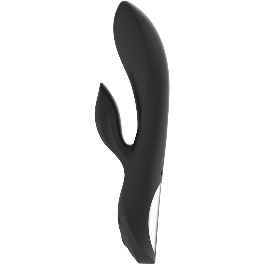 BLACK&amp;SILVER KAULTZ VIBRATOR rabbit silicone TOUCH CONTROL-1