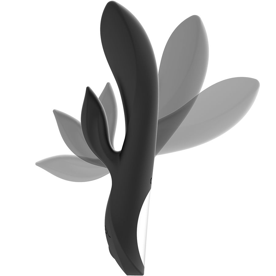 BLACK&amp;SILVER KAULTZ VIBRATOR rabbit silicone TOUCH CONTROL-2