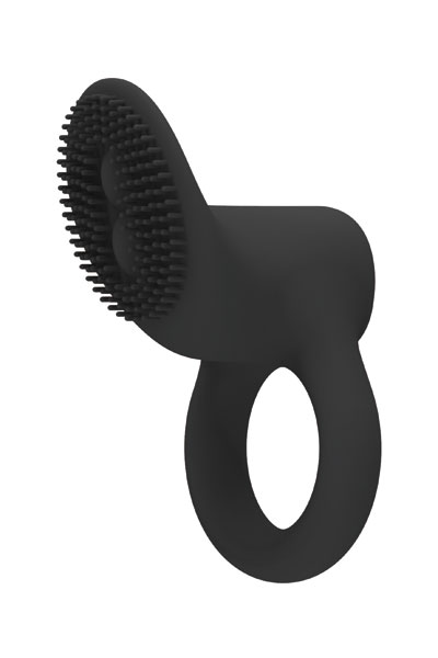 Cockring vibrant COBRA BLACK silicone