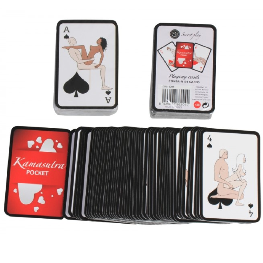 Mini jeu de cartes Kamasutra de poche