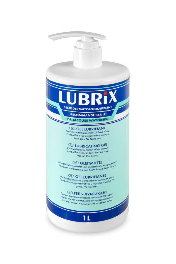 lubrifiant à base d\'eau Lubrix, en bouteille de 1 litre