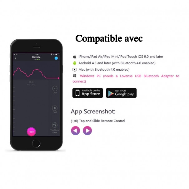 oeuf-vibrant-connecte-lush-2-compatible