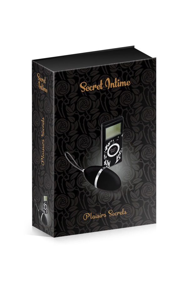 Secret Intime noir, œuf vibrant avec télécommande sans fil2