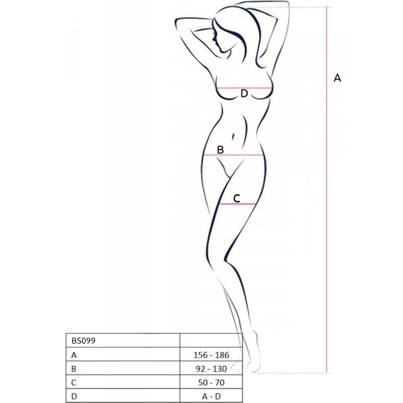 PASSION WOMAN BODYSTOCKING NOIR TAILLE UNIQUE %22bs099%225