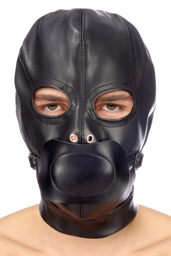 Cagoule-BDSM-aspect-cuir-avec-baillon-amovible2