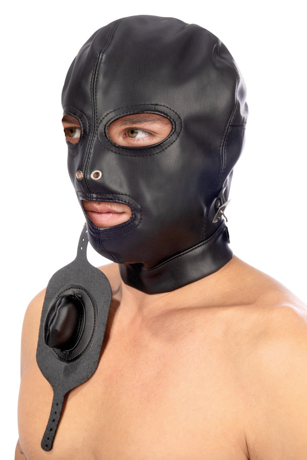 Cagoule-BDSM-aspect-cuir-avec-baillon-amovible5