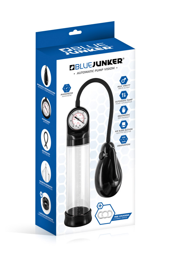 pompe devellopement-blue-juncker-manometre