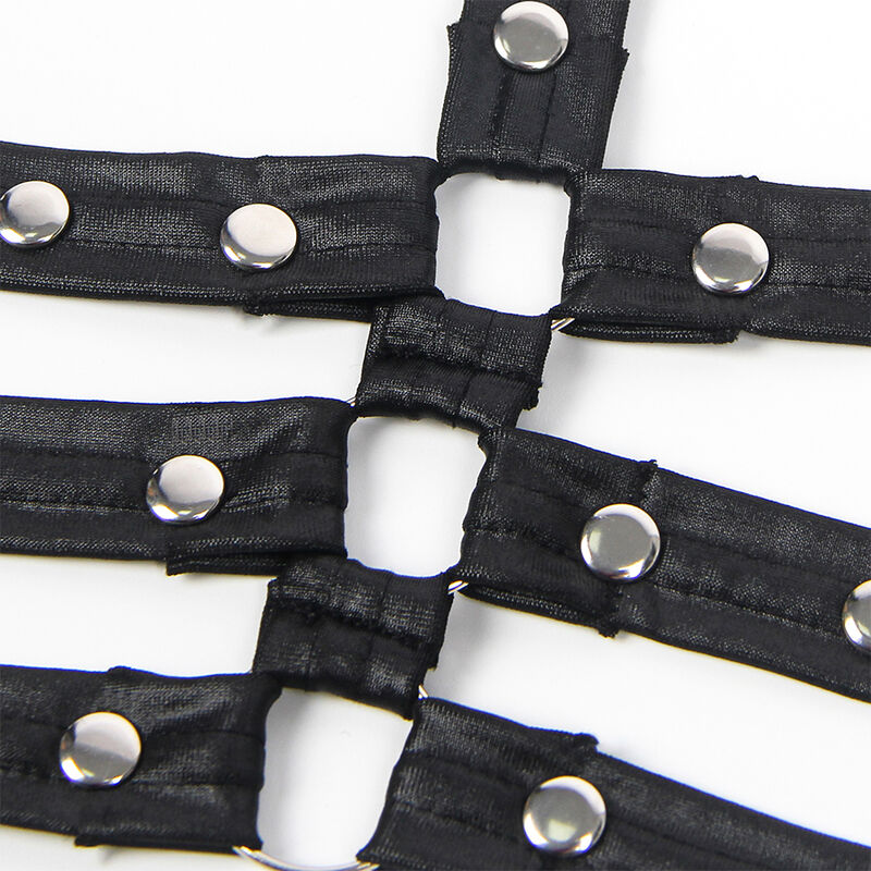 robe-noire-fetish-sangles-bras.12