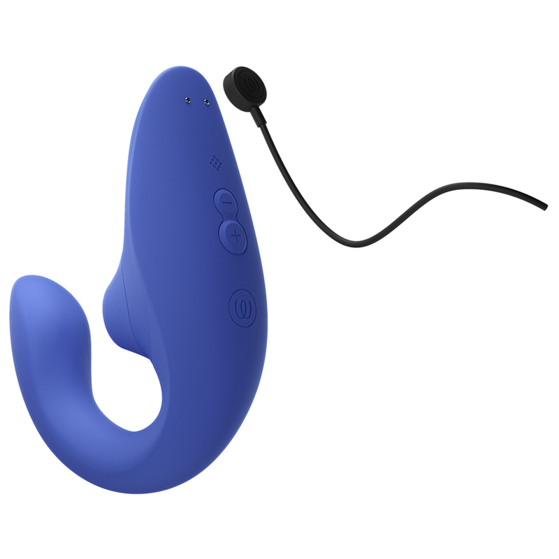 Womanizer Blend – Vibromasseur Rabbit Bleu à Double Stimulation-6