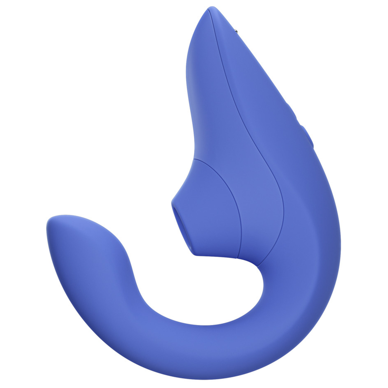 Womanizer Blend – Vibromasseur Rabbit Bleu à Double Stimulation-2