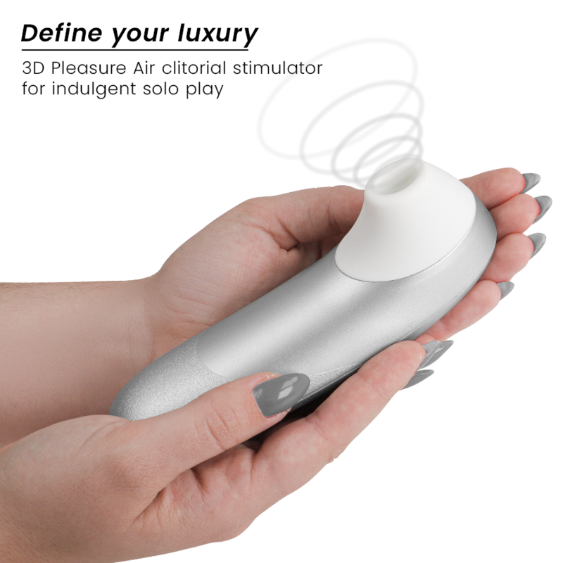 WOMANIZER - STIMULATEUR CLITORIAL VIBRANT PRO GRIS ARGENTÉ-7