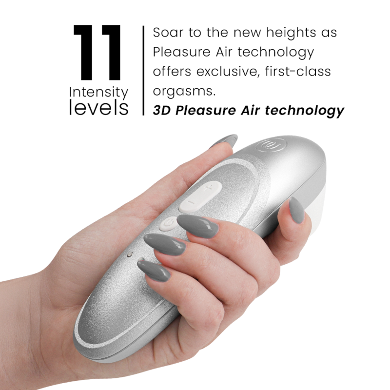 WOMANIZER - STIMULATEUR CLITORIAL VIBRANT PRO GRIS ARGENTÉ-5