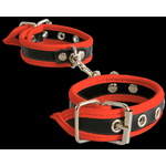 menotte-cuir-noir-rouge-mousqueton