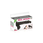 Gode réaliste noir 21cm Jayson Real Body-3