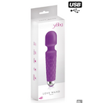 Vibromasseur wand violet 20 vitesses USB Yoba-3