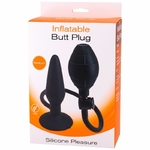 plug gonflable anal sevencreation taille M noir-2
