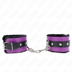 menottes.violette.noires.kink.réglables.2