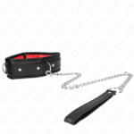collier.laisse.reglable.noir.rouge.kink5
