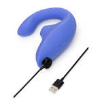 Womanizer Blend – Vibromasseur Rabbit Bleu à Double Stimulation-9