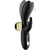 rabbit ibiza tete tournate point g noir silicone _1