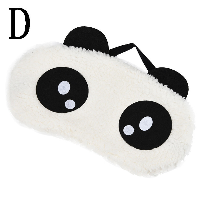 New-Cute-Face-White-Panda-Eye-mask-Eyeshade-Shading-Sleep-Cotton-Goggles-Eye-mask-sleep-mask