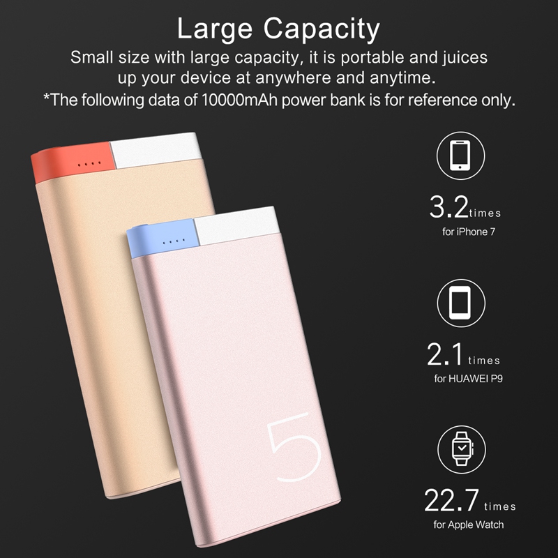 ROCK-Ultra-thin-10000-mAh-Power-Bank-ROCK-Portable-Slim-Polymer-Metal-Alloy-Powerbank-battery-power