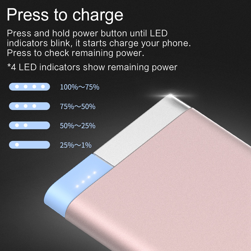 ROCK-Ultra-thin-10000-mAh-Power-Bank-ROCK-Portable-Slim-Polymer-Metal-Alloy-Powerbank-battery-power