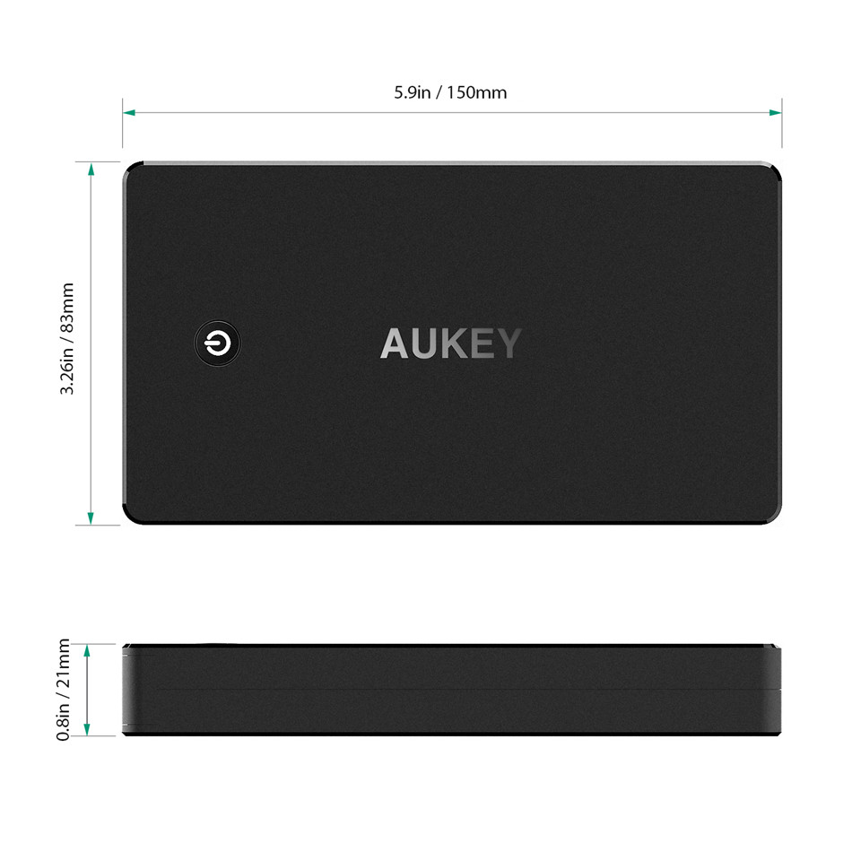 AUKEY-Power-Bank-20000-mAh-For-Xiaomi-Mi-2-Quick-Charge-3-0-PowerBank-Portable-Charger