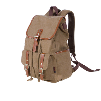 Kaukko-Hommes-D-paule-de-mousse-Sacs-Dos-Couture-En-Cuir-Femmes-de-L-cole-Toile