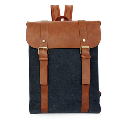 RoyaDong-2018-Laptop-Backpack-Women-Canvas-Leather-Belts-And-Flap-Vintage-Backpack-For-Teenagers-Men-Backpack
