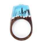 Nouvelle-Arriv-e-Ciel-Bleu-R-sine-En-Bois-Magique-Montagne-De-Neige-For-t-Miniature